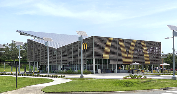 McDonald's Net-Zero Quick-Service Restaurant
