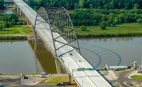Corridor D, US Route 50 Bridge over the Ohio River and Blennerhassett Island
