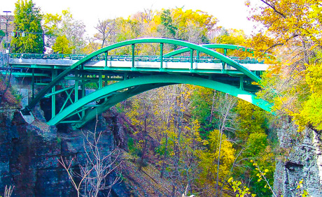 Thurston Avenue Bridge over Fall Creek