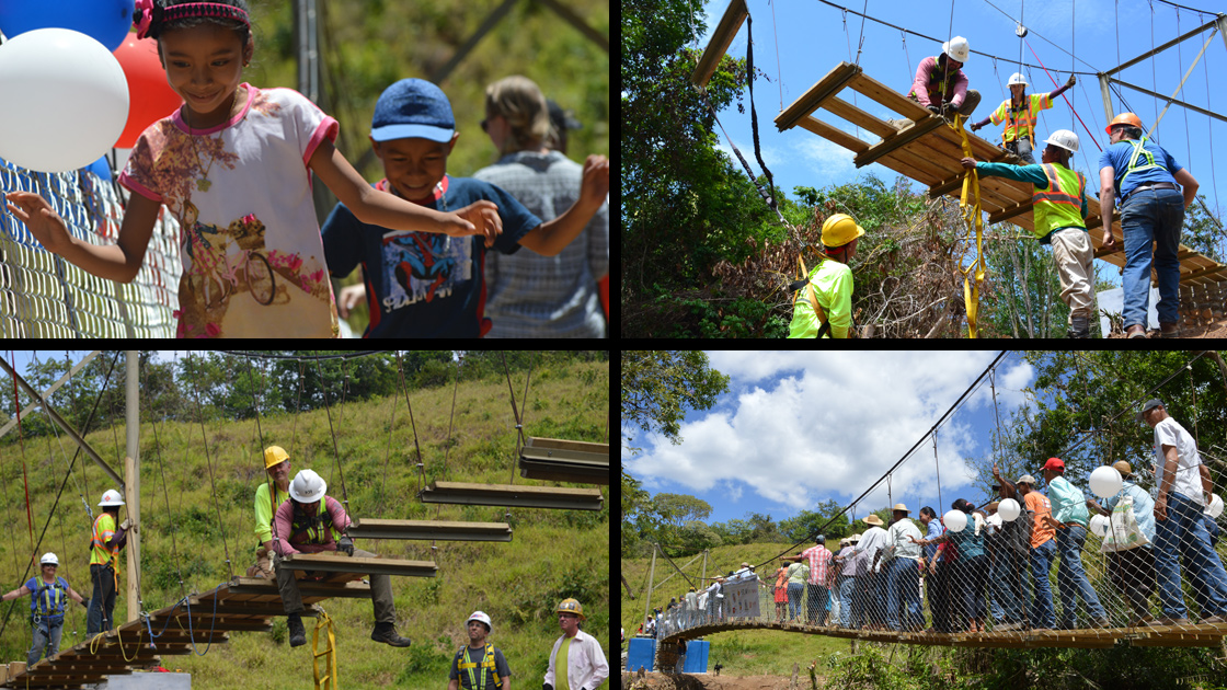 The construction and opening of the Puente El Macho