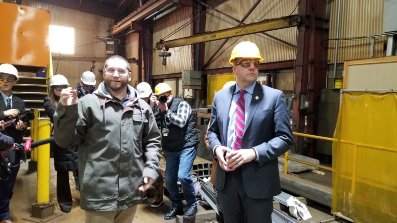 N.H. Governor Sununu tours Novel Iron Works