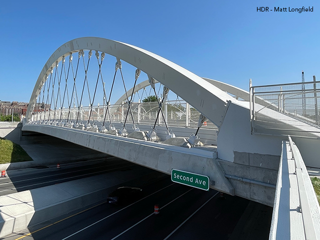 I-94 2nd Avenue Bridge Network Tied Arch, Detroit