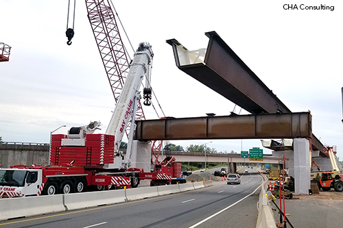 I-91 Interchange 29 Exit Ramp Flyover Bridge