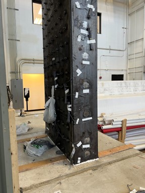 SpeedCore wall to foundation wall test specimen