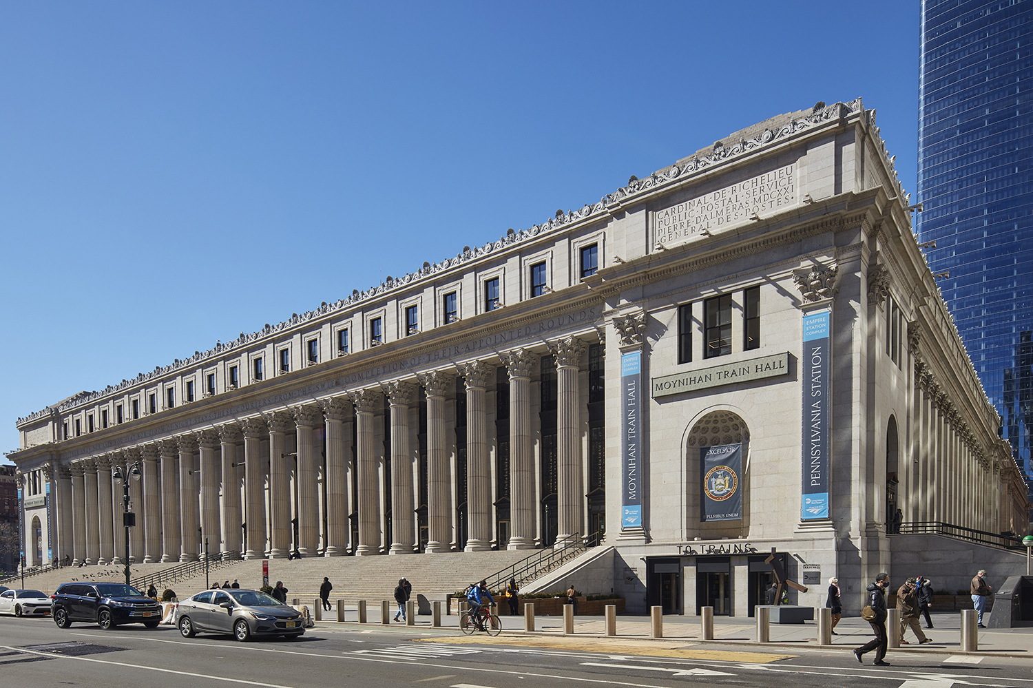 2_Moynihan Train Hall - 02 - Eighth Avenue Elevation - photo by Dave Burk © Empire State Development-SOM.jpg