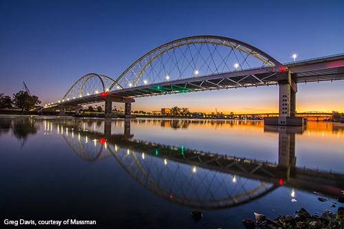 Broadway Bridge over the Arkansas River