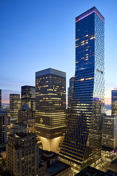 1 - Rainier Tower and Rainier Square at Twilight - Photo by Moris Moreno.jpg