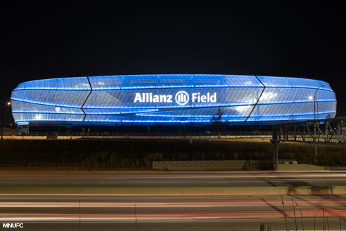 Allianz Field at night