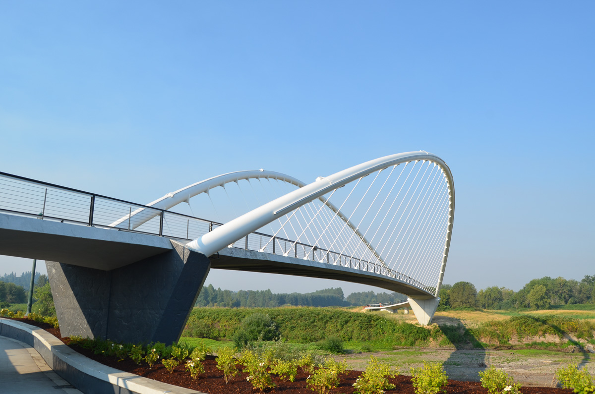 Peter Courtney Minto Island Bicycle and Pedestrian Bridge
